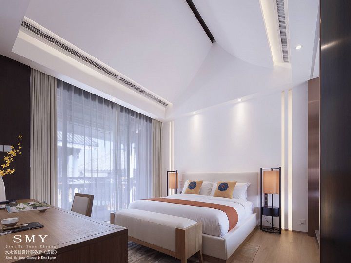 地中海風和日式風酒店設(shè)計