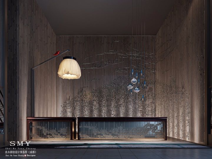 地中海風和日式風酒店設(shè)計