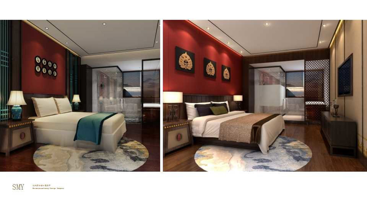 藏式客房設(shè)計(jì)空間概念圖