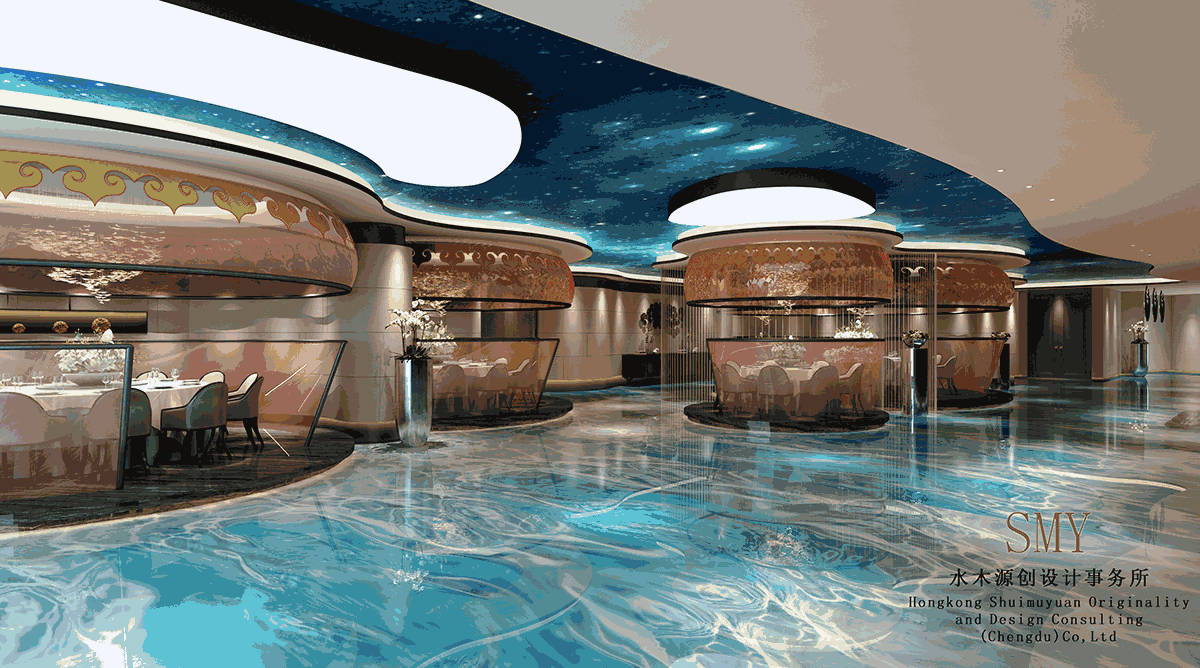 酒店中餐廳設(shè)計，壹品壹號中餐廳