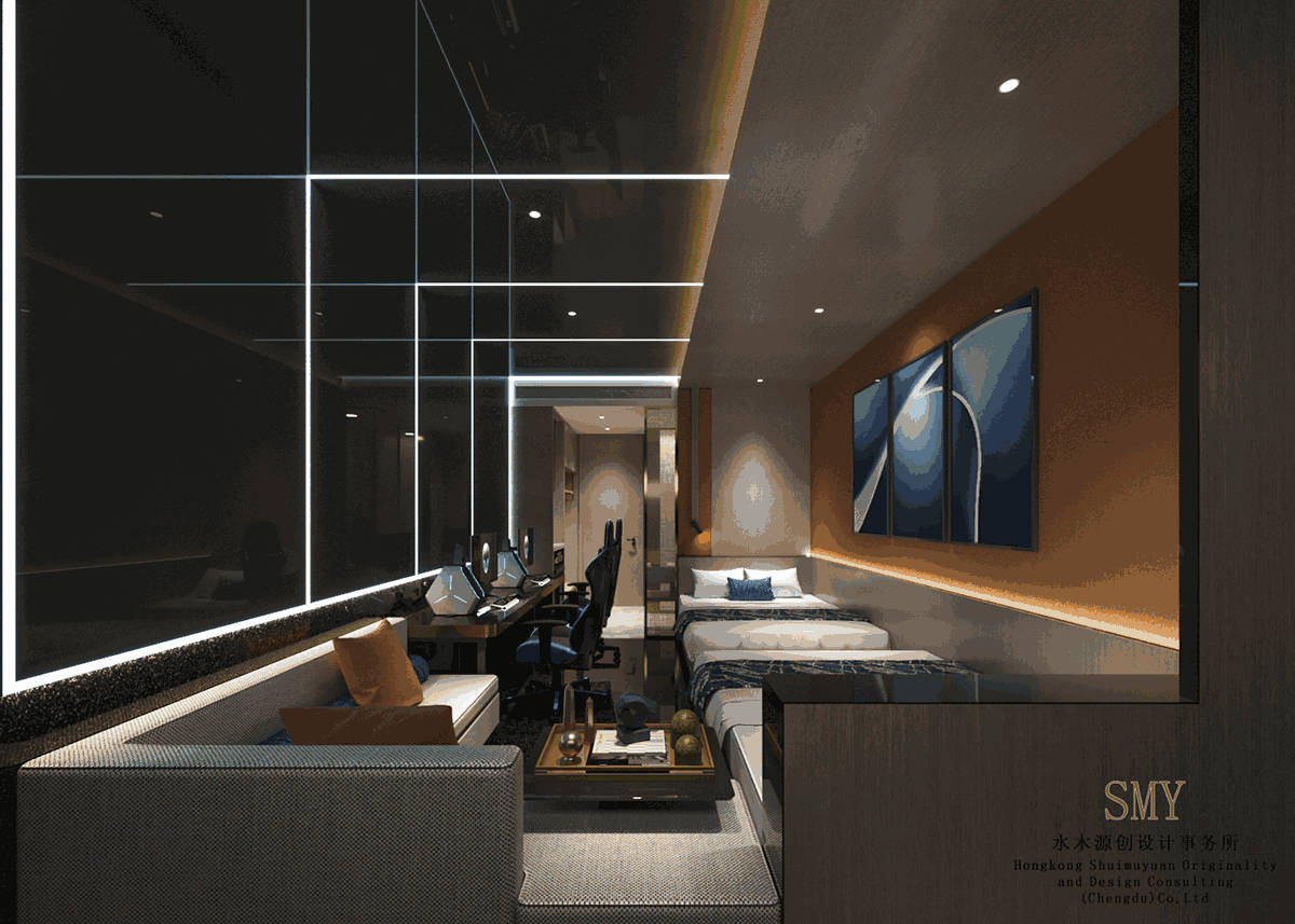 商務(wù)酒店電競客房設(shè)計，成都酒店電競客房