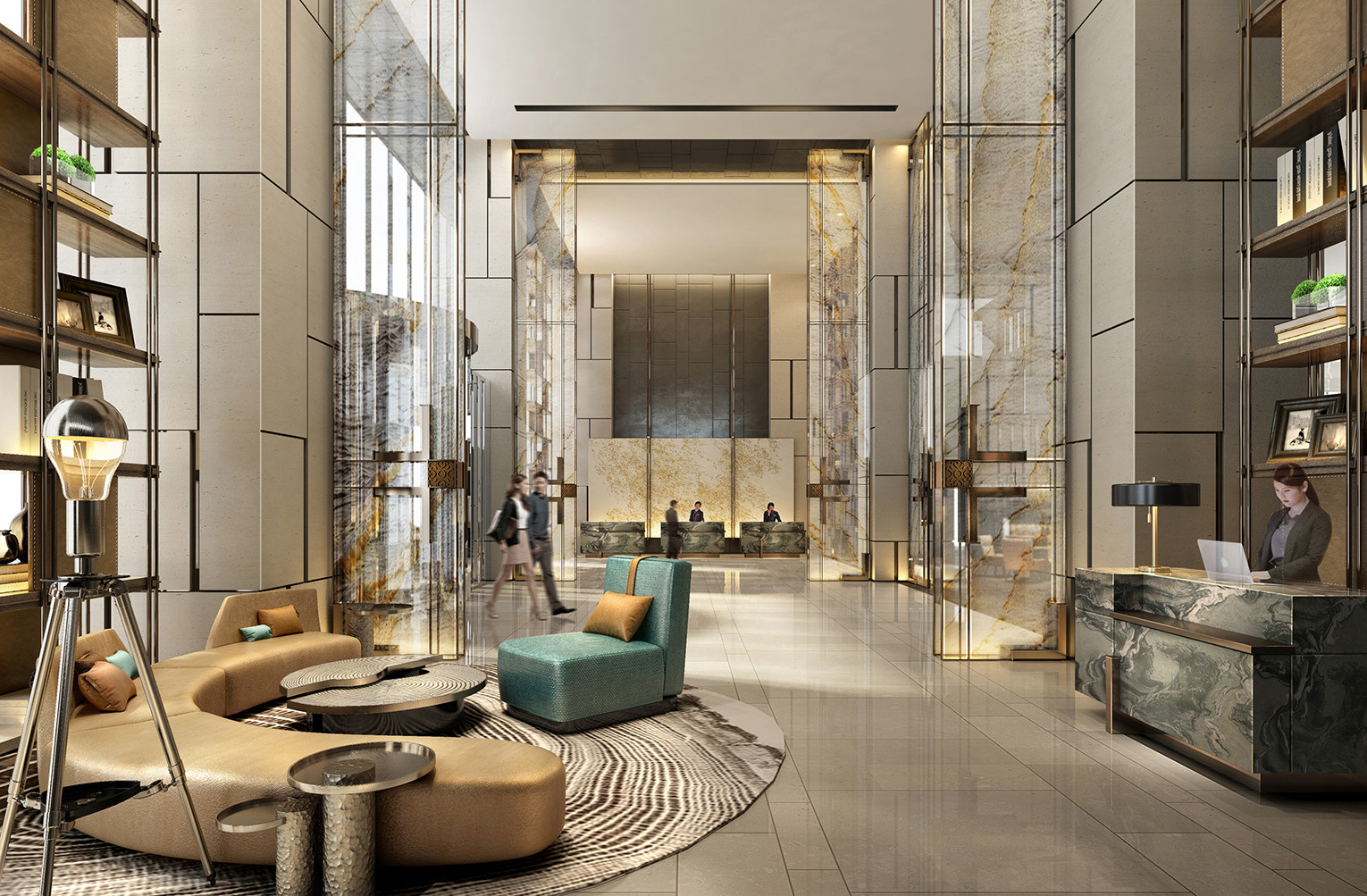 煙臺酒店前臺設(shè)計