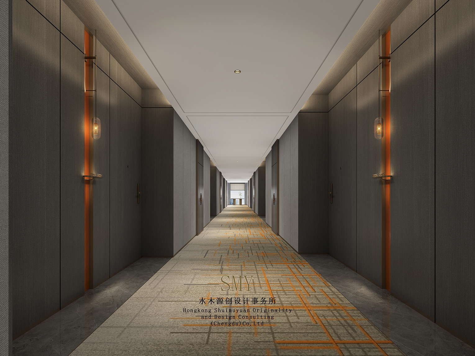 酒店過(guò)道婁浪設(shè)計(jì)展示