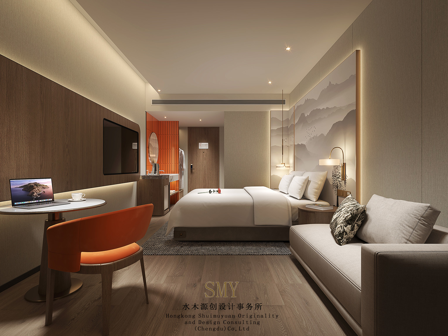 酒店客房裝修修設(shè)計(jì)、云南酒店客房裝修，酒店客房房案例設(shè)計(jì)效果圖